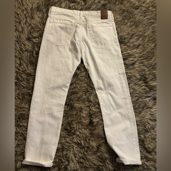 White GAP 1969 SLIM STRAIGHT WHITE JEANS sz 32. 32x30 1969 - Picture 4 of 6